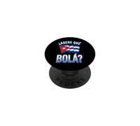 Asere Que Bola Cuban Slang with Distressed Waving Flag PopSockets Adhesive PopGrip