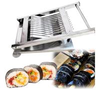 ASerZenith 12-Segment Sushi Roll Cutters Manual Rice Ball Maker - Perfects Sushi Cutting Machine For Easy Family Sushi Nights Delicious Homemade Sushi