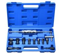 ASerZenith 12Pcs Internal Bearing Extractor Inner Blind Hole Kit Slide Hammer With 8-32Mm Collets Car Bearings Puller Remove Tool