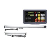 ASerZenith 2-Axis Dro Kit Sds2-2Ms Set Digital Readout Ka-300 Ka-500 Linear Scale Encoder (370Mm 520Mm Dro)