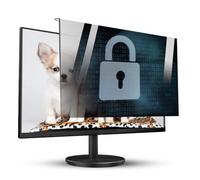 ASerZenith 27 Inch Removable Computer Privacy Screen Filter, Anti-Blue Light Hanging Screen Protector, Eye Protection & Confidentiality Film (27in(659 * 396mm))