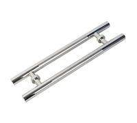 ASerZenith 304 Stainless Steel Double-Sided Push-Pull Modern Door Handle,Modern Sliding Door Handle,Suitable for Glass Door,Wooden Door,Barn Door Handle,Multicolor-L:80Cm(31.4In)/50
