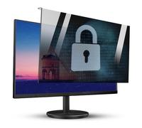 ASerZenith 32 Inch Hanging Privacy Screen Protector for Desktop Monitor, Anti-Blue Light & Eye Protection HD Filter, Removable Acrylic Film