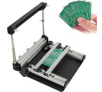 ASerZenith Adjustable Manual Screen Printing Station For Pcb And Smt Steel Mesh Solder Paste Printing, Precision Aluminum Alloy Table For Prototyping And Diy Projects,One Color-20Cm