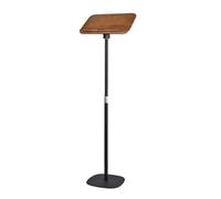 ASerZenith Adjustable Portable Lectern Stand For Churches - Sturdy Podium With Inclined Reading Surface, Easy Assembly Floor Standing Desk For Worship, Presentations & Events(50-130Cm-B)
