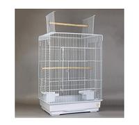 ASerZenith Birdcage Metal Open Top Large Bird Cage For Budgies Lovebirds Finches Cockatiels Canary Parrots Cage Parakeets Travel Bird Cage Bird Cage