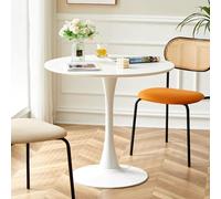 ASerZenith Bistro Table, Round Bistro Bar Table, Cocktail Pub Tables Coffee Tea Table, Modern Dining Tables For Kitchen, Living Room, Outdoor,1Pack-60X60X73Cm