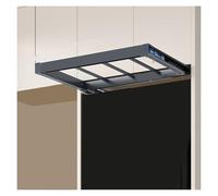 ASerZenith Built-In Wardrobe Hidden Pull-Out Rack,Aluminium Alloy Freestanding Shelf,For Drying Clothes Above The Washing Machine,Color 1-45X56.4-61.4Cm