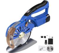 ASerZenith Cordless Fabric Cutters Machine - Adjustable Speed Electric Rotary For Cutting Cloth, Cotton, Silk, Leather, Wool, And Carpet,1.125