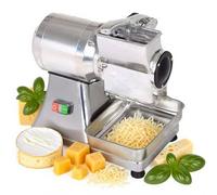 ASerZenith Electric Cheese Grater Machine, 550W Automatic Shredder For Block Cheese, Stainless Steel Commercial Grade