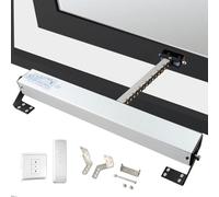 ASerZenith Electric Window Opener Drive With Double Chain, Low Noise, 400N Locking Force, Anti-Theft, Remote Control And Switch For Skylights And Roof Vents,One Color-1000Mm