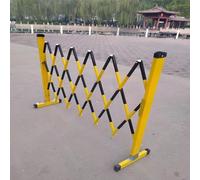 ASerZenith Expandable Mobile Barrier Traffic Fence, Flexible Security Barrier Retractable Traffic Fence Flexible Extensible Driveway Security Gate For Road Construction Traffic Control,Noir-120X400Cm