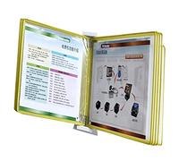 ASerZenith File Organizer For Desk - Wall Reference Organizer Document Organiser 10 Pockets To Hold 20 Sheets Of Paper,A