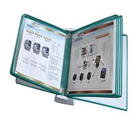 ASerZenith File Organizer For Desk - Wall Reference Organizer Document Organiser 10 Pockets To Hold 20 Sheets Of Paper,C