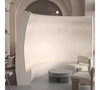 ASerZenith Folding Paper Room Divider - Portable Office Partitions, Lightweight And Versatile, Ideal For Home And Workspace Privacy, Easy To Set Up And Move, 98.4x16.9x62.9in