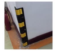 ASerZenith Garage Wall Guards,Reflective Rubber Corner Guard For Garage Wall Protection, L-Shape Edge Protector For Parking Lot/Warehouse, Safety Strips, Easy Install,39.4X3.9X0.4In/100X10X1Cm