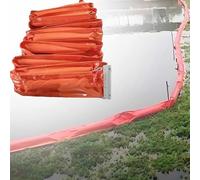 ASerZenith Heavy-Duty Pvc Oil Containment Boom For Spill Response, Floating Barrier For Ports, Rivers, And Marine Use (L20M/65.6Ft H60Cm/23.6Inch)