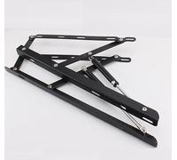 ASerZenith Hydraulic Gas Spring Kit for Bed Frame Heavy Duty Lift Support Rod for Bed Storage Box Strong 4.25mm Bracket Thickness for Durability,Black2pcs-1500mm