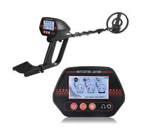 ASerZenith Md4070 Treasure Detecting Pinpointer Metal Detector Underground Depth Scanner High Precision Gold Detector Waterproof High Accuracy (Black With Headset)