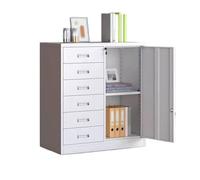 ASerZenith Modern Home Office File Cabinet With Lockable Drawers Small Iron Tool Cabinet For Secure Financial Information Storage Office Organization And Storage Solution Efficient Office,C-One Size