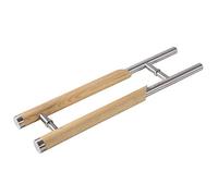 ASerZenith Modern Style Round Tube Door Handle, Stainless Steel Solid Wood Sliding Door Handle, for Hotels/Offices, 2 Colors, 5 Sizes,1000 * 700Mm