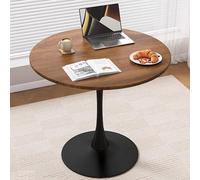 ASerZenith Outdoor Bar Table, 60/70/80Cm Round Cocktail Table For Entertaining, Modern High Top Dining & Space-Saving Small Bistro Tables,4Pack-80X80X73Cm