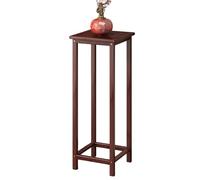 ASerZenith Plant Stand Indoor Corner Tall Wood Planter Holder Rustic Display Shelving Rack Flower Pot Storage Shelf for Garden Home Decor,2 Tiers,Small（1 Tier-Large）