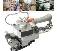 ASerZenith Pneumatic Strapping Tool, Steel Banding Strapping Machine, Hand Held Automatic Packaging Machine Frees Buckle Pp & Pet Banding Tools,19Cm