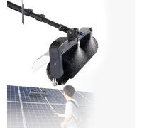 ASerZenith Telescopic Solar Cleaning Brush Kit, 600Mm Adjustable Angle, 300 Rpm, Water Fed Pole For Window Glass & Solar Panel Cleaning, 7.5M/24.6Ft Reach,Size-3.5M/11.4Ft