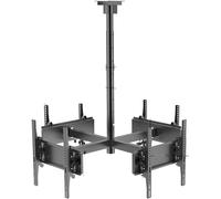 ASerZenith Telescopic TV Bracket 4 Side Adjustable TV Hanger, TV Ceiling Mount Bracket,TV Mount Bracket Fits 32-50 Inch LCD LED TVs folding tv mount