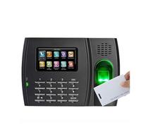 ASerZenith Time Clock, U8 With Time Attendance Machine Identification Terminal Protection Intelligent Electronic Fingerprint Time Attendance for Small Business and Office(U8 ID WIFI-1)