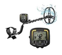 ASerZenith Tx-850 Metal Detector Underground Depth 2.5M Search Finder Gold Detector Scanner Treasure Pinpointer 11Inch High Accuracy (Black With Gp)