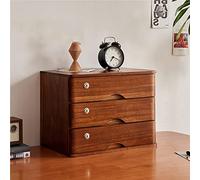 ASerZenith Wooden Desktop Storage Box With Lockable Drawers Desktop File Cabinet Organizer For Office Supplies Multi Tier Desktop Drawer Storage Cabinet For Home Or Office Use,D-3 Drawer
