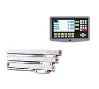 ASerZenith Yh800-3 3 Axis Dro Set Digital Readout Display And 3 Pieces 5U Linear Scale Encoder 50-1000Mm (150Mm 350Mm 900Mm 0.005Mm Kit)