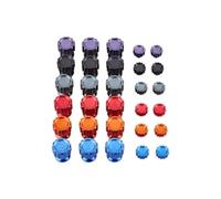 Asetek SimSports Aluminum Button Color Kit - 6 Pieces