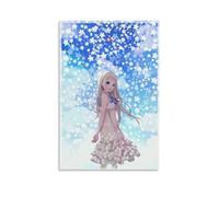 ASEUIYQWEH Anohana The Flower We Saw That Day Anime Poster Wall Art Beautiful Cover Poster Design Painting Decoration Vintage 12x18inch(30x45cm) Unframe-style