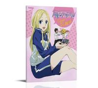 ASEUIYQWEH Arakawa Under The Bridge Anime Poster Wall Art Beautiful Cover Poster Design Painting Decoration Vintage 12x18inch(30x45cm) Frame-style