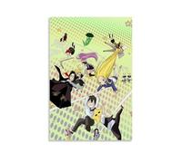 ASEUIYQWEH Arakawa Under The Bridge Anime Poster Wall Art Beautiful Cover Poster Design Painting Decoration Vintage 16x24inch(40x60cm) Unframe-style