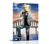 ASEUIYQWEH Arakawa Under The Bridge Anime Poster Wall Art Beautiful Cover Poster Design Painting Decoration Vintage 12x18inch(30x45cm) Frame-style