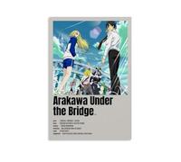 ASEUIYQWEH Arakawa Under The Bridge Anime Poster Wall Art Beautiful Cover Poster Design Painting Decoration Vintage 12x18inch(30x45cm) Unframe-style