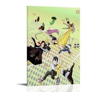 ASEUIYQWEH Arakawa Under The Bridge Anime Poster Wall Art Beautiful Cover Poster Design Painting Decoration Vintage 12x18inch(30x45cm) Frame-style
