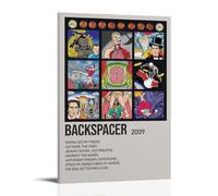 ASEUIYQWEH Backspacer by Pearl Jam Poster Wall Art Beautiful Cover Poster Design Painting Decoration Vintage 16x24inch(40x60cm) Frame-style
