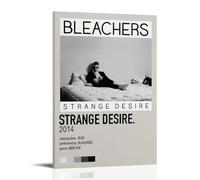 ASEUIYQWEH Bleachers Album Strange Desire Poster Wall Art Beautiful Cover Poster Design Painting Decoration Vintage 16x24inch(40x60cm) Frame-style