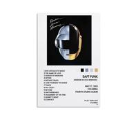 ASEUIYQWEH DAFT PUNK RANDOM ACCESS MEMORIES Poster Wall Art Beautiful Cover Poster Design Painting Decoration Vintage 16x24inch(40x60cm) Unframe-style