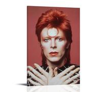 ASEUIYQWEH David Bowie Poster Wall Art Beautiful Cover Poster Design Painting Decoration Vintage 24x36inch(60x90cm) Frame-style