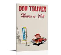ASEUIYQWEH Heaven Or Hell by Don Toliver Poster Wall Art Beautiful Cover Poster Design Painting Decoration Vintage 16x24inch(40x60cm) Frame-style