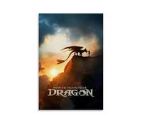 ASEUIYQWEH How to Train Your Dragon 2025 Poster Wall Art Beautiful Cover Poster Design Painting Decoration Vintage 12x18inch(30x45cm) Unframe-style