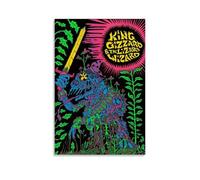 ASEUIYQWEH King Gizzard & The Lizard Wizard Poster Wall Art Beautiful Cover Poster Design Painting Decoration Vintage 12x18inch(30x45cm) Unframe-style