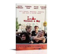 ASEUIYQWEH L.A. Without A Map Movie Poster Wall Art Beautiful Cover Poster Design Painting Decoration Vintage 08x12inch(20x30cm) Frame-style