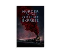 ASEUIYQWEH Murder on The Orient Express Movie Poster Wall Art Beautiful Cover Poster Design Painting Decoration Vintage 08x12inch(20x30cm) Unframe-style